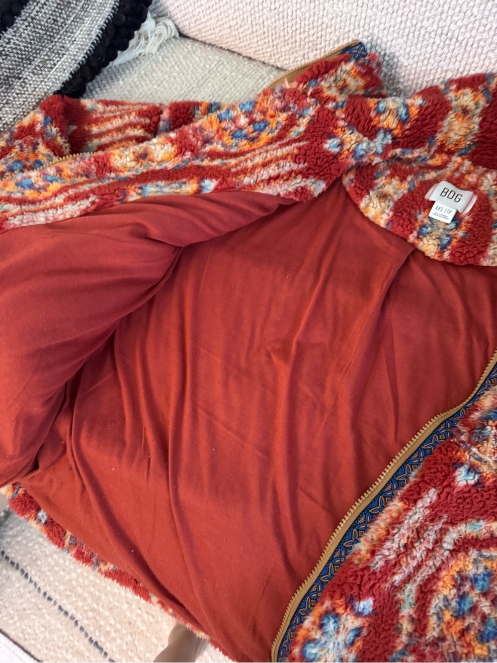 Urban Outfitters BDG Mae Piled Fleece Jacket - Picture 6 of 11